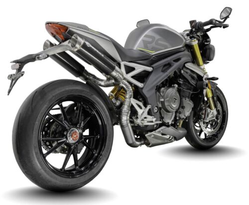 Triumph speed triple 1200 RS/RR 2021-24 GP-R1RL titanium twin underseat exhaust - Picture 1 of 11