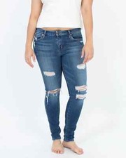 Joe's Jeans the icon skinny mid rise distressed jeans 26