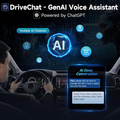 Autoradio 2 DIN Android Mit 7” Display Wireless CarPlay Und Rückfahrkamera - Bild 3 von 8