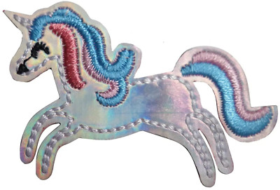 Unicorn Shimmering Small Embroidered Patch - LAST FEW