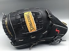 SPALDING GLOVE AEROBACK LEFT HAND THROW SC4-B COMPETITION DEEP POCKET Very Nice