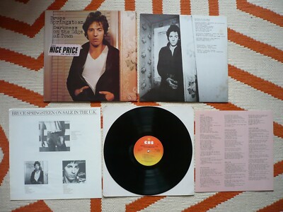 Bruce Springsteen Darkness On The Edge Of Town Vinyl CBS 1978 A3/B7 LP & Inners