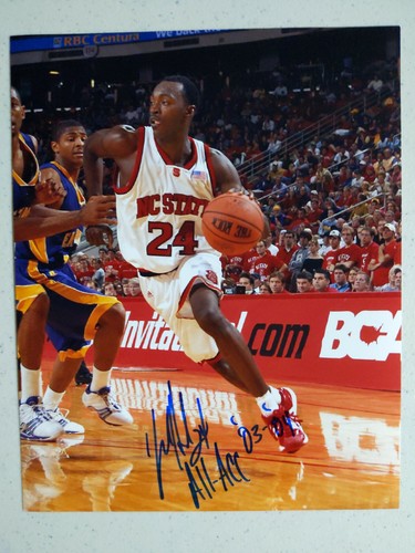 Julius HODGE Signed 8x10 Photo Autograph NC STATE Wolfpack Basketball COA ACC 03