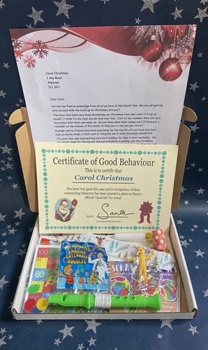 Letter From Santa PERSONALISED🎅 Father Christmas Good Certificate door hanger
