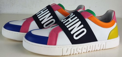 MOSCHINO Sneakers Logoband Damen Designer Schuhe Low Top Womens Sneaker Gr37 NEU - Bild 13 von 17
