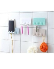 Phone Holder Objects Smartphone Keys Cables Multipurpose Wall Sticker