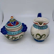 Mediterranean Fear Joyce Shelton Cream and Sugar 