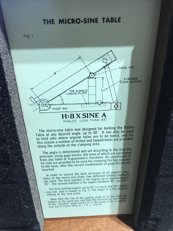 MOORE TOOL Co. Juego completo de varillas de extensión para mesa sinusoidal Foto 3 de 4