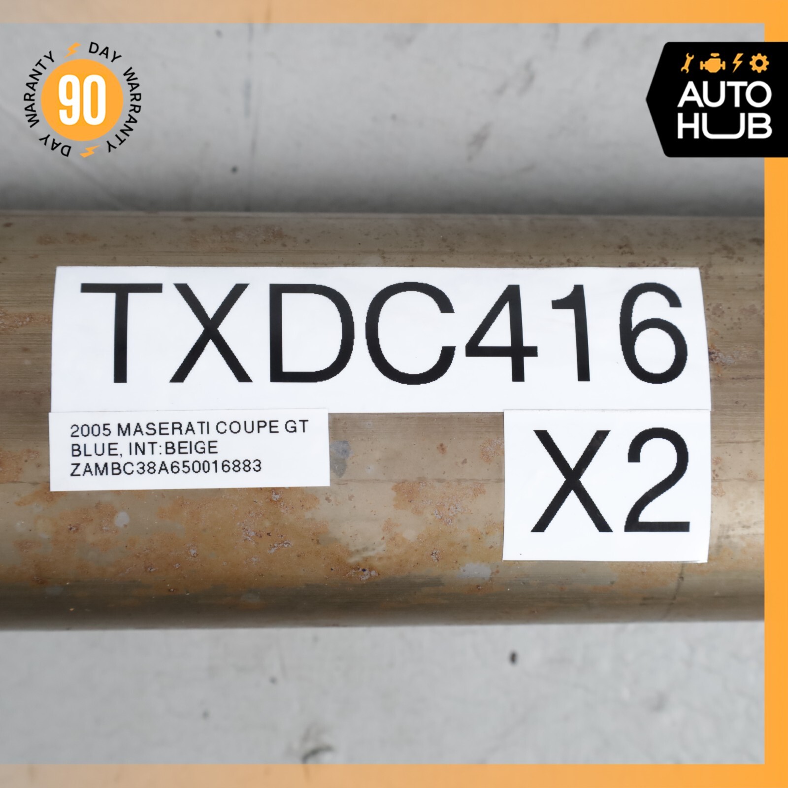 02-07 Maserati M138 Coupe 4200 GT Exhaust Pipes Left & Right Side Set OEM 67k