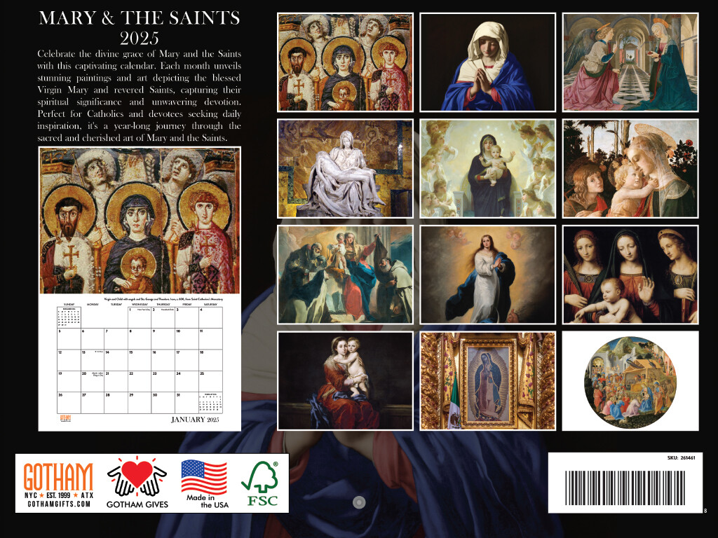 mary-saint-catholic-calendar-2025-religious-monthly-wall-calender-12-month-ebay