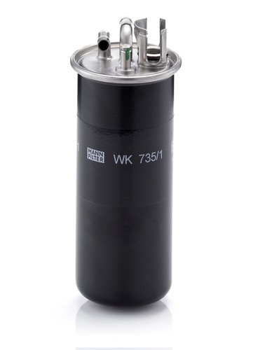 Filtre à Carburant MANN-FILTER WK 735/1 - Haute Qualité, Compatible Voitures Et Utilitaires, Protection Moteur Optimale