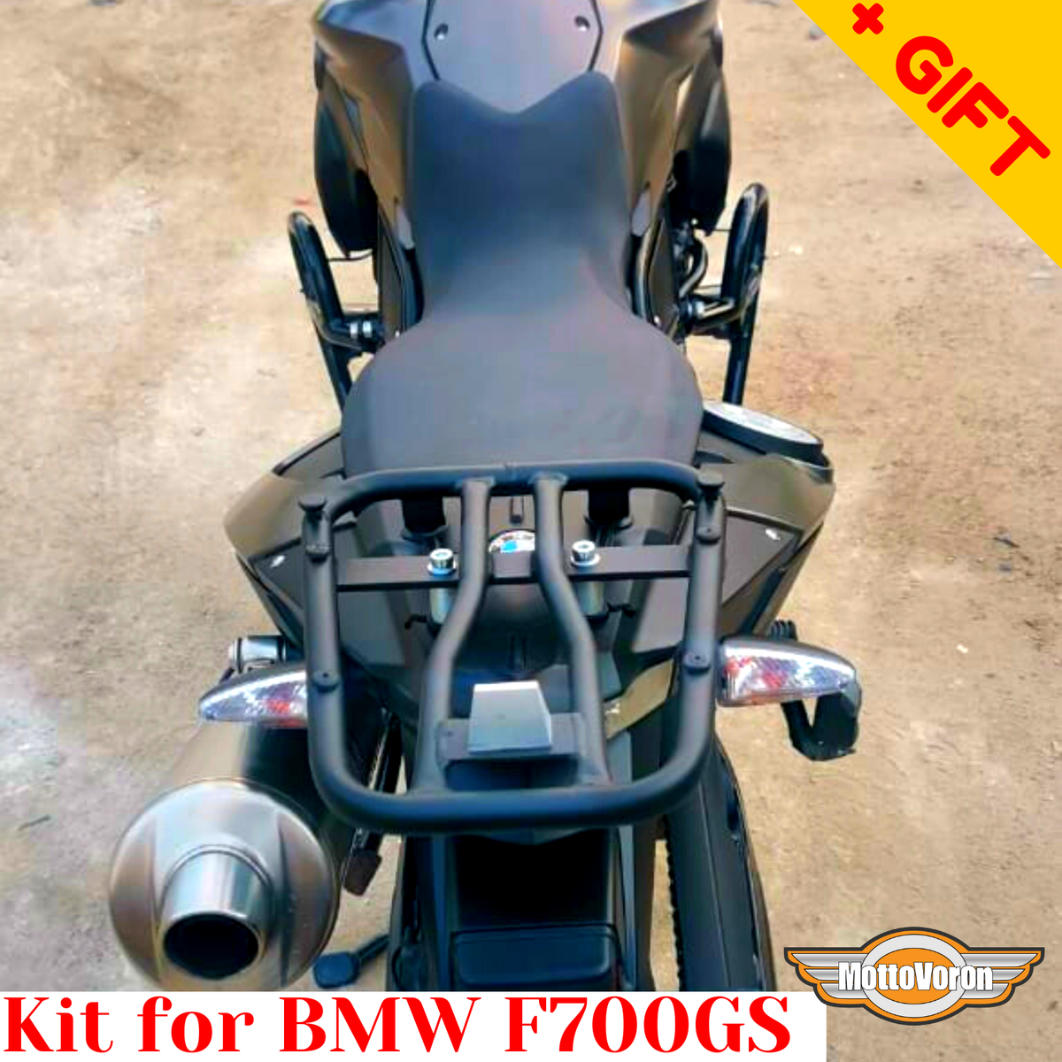 For BMW F700GS Rear rack Crash bars F 700 GS Engine guard Kit