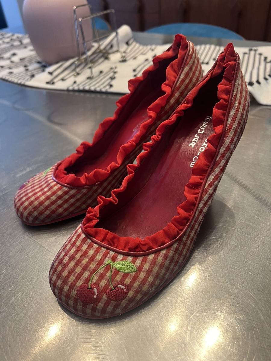 Irregular choice 赤いキルティングパンプス Irregular choice 赤いキルティングパンプス - メルカリ