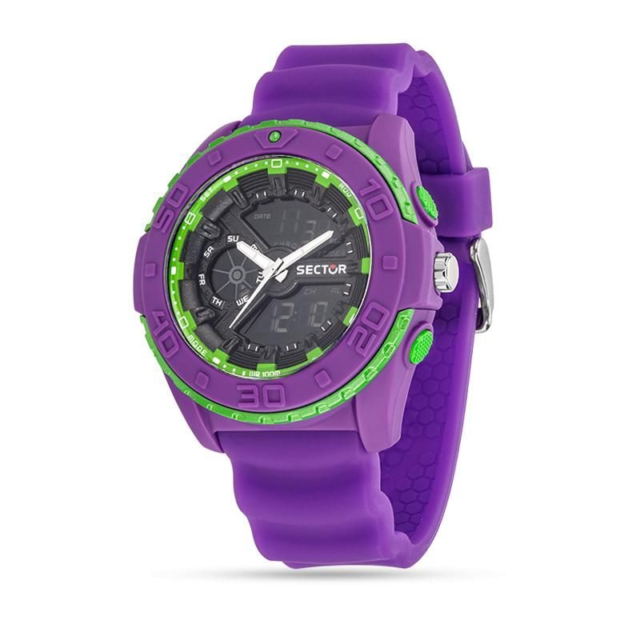 Sector No Limits Street fashion 53 mm Cassa Plastica Viola, Cinturino  Silicone Viola, Orologio da Polso per Uomo (R3251197043) | Acquisti Online  su eBay