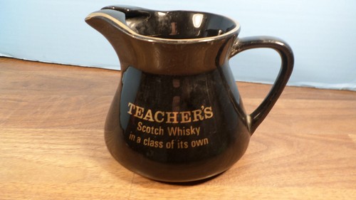 Teacher's Scotch Whiskey Krug ~ dunkelbraun ~ Vintage ~ - Bild 3 von 4