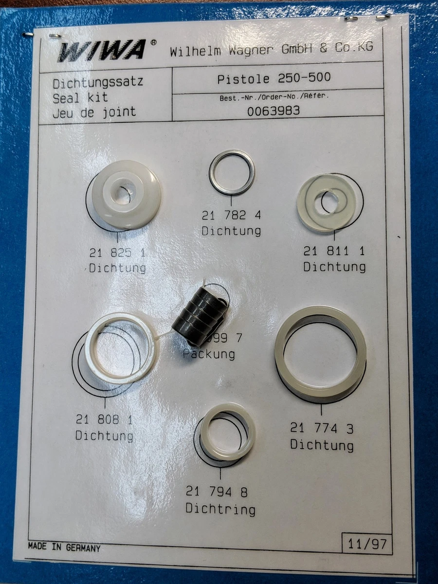 WIWA Repair kit for Spray Gun 0064076/0063983 | eBay