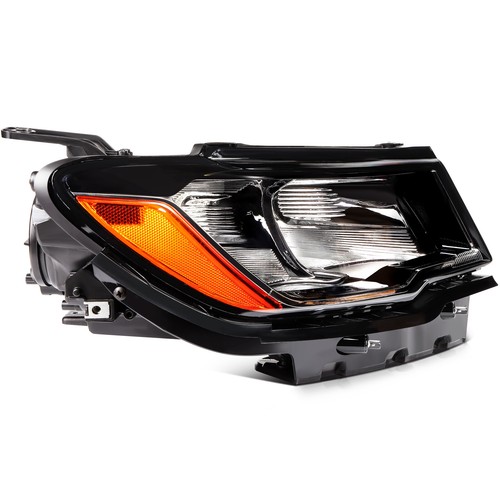 Black Housing Headlights Assembly For 2017-2021 Jeep Compass Left Right Pair - Picture 5 of 9