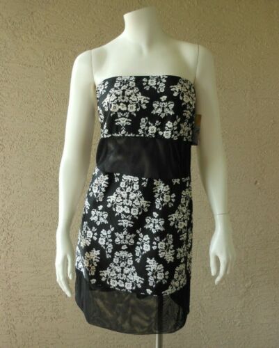 Coco Rave Mesh Midriff & Hem Swim Cover Up Strapless Dress