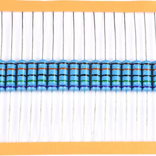 1/6W 1/4W 1/2W 1W 2W 3W Metal Film Resistor Tolerance ±1% Values Range 1Ω-1MΩ - Picture 4 of 14