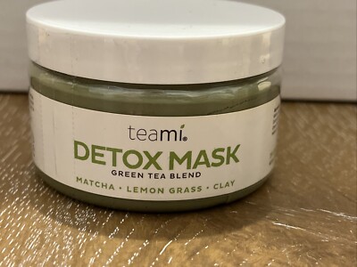 Teami Detox Mask Green Tea Blend 6.5 oz Matcha Lemongrass Clay New