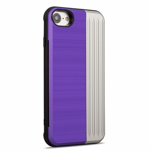Funda protectora híbrida a prueba de golpes con ranura para tarjetas con soporte para tarjetas para iPhone 6s 7/8 7Plus - Imagen 43 de 58
