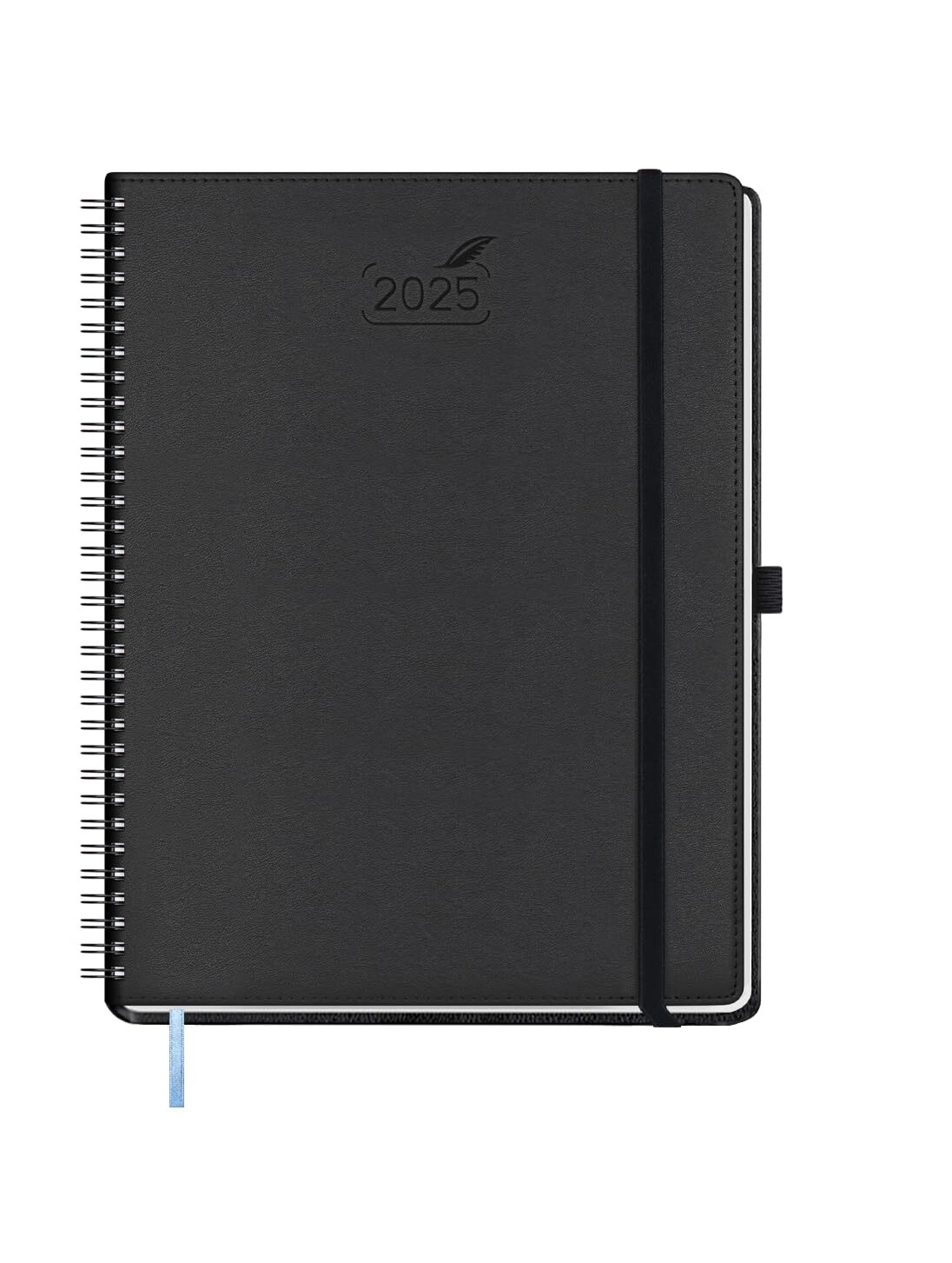 2025 Planner Daily Weekly & Monthly Spiral Bound 8.5