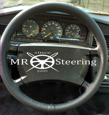 PASST MERCEDES W123 76-1985 PERFORIERTES LEDER LENKRADABDECKUNG DOPPELSTICH