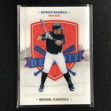 2021 Chronicles Miguel Cabrera Americas Pastime Base No 36