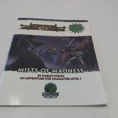 Dungeon Crawl Classics Mists of Madness RPG Softcover Goodman Games