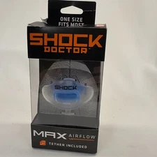 Shock Doctor Max Airflow Football Lip Guard Shield Mouthguard One Size Fits Most