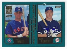 DAVID DAVE PARRISH NEW YORK YANKEES SIGNED 2001 TOPPS BASEBALL CARD WOLVERINES