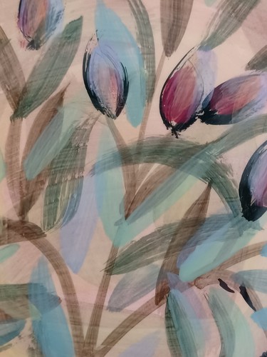 Margaret Le Van Designs handbemalte Olivenpflanze Keramik Akzent Schale 5,1" - Bild 10 von 12