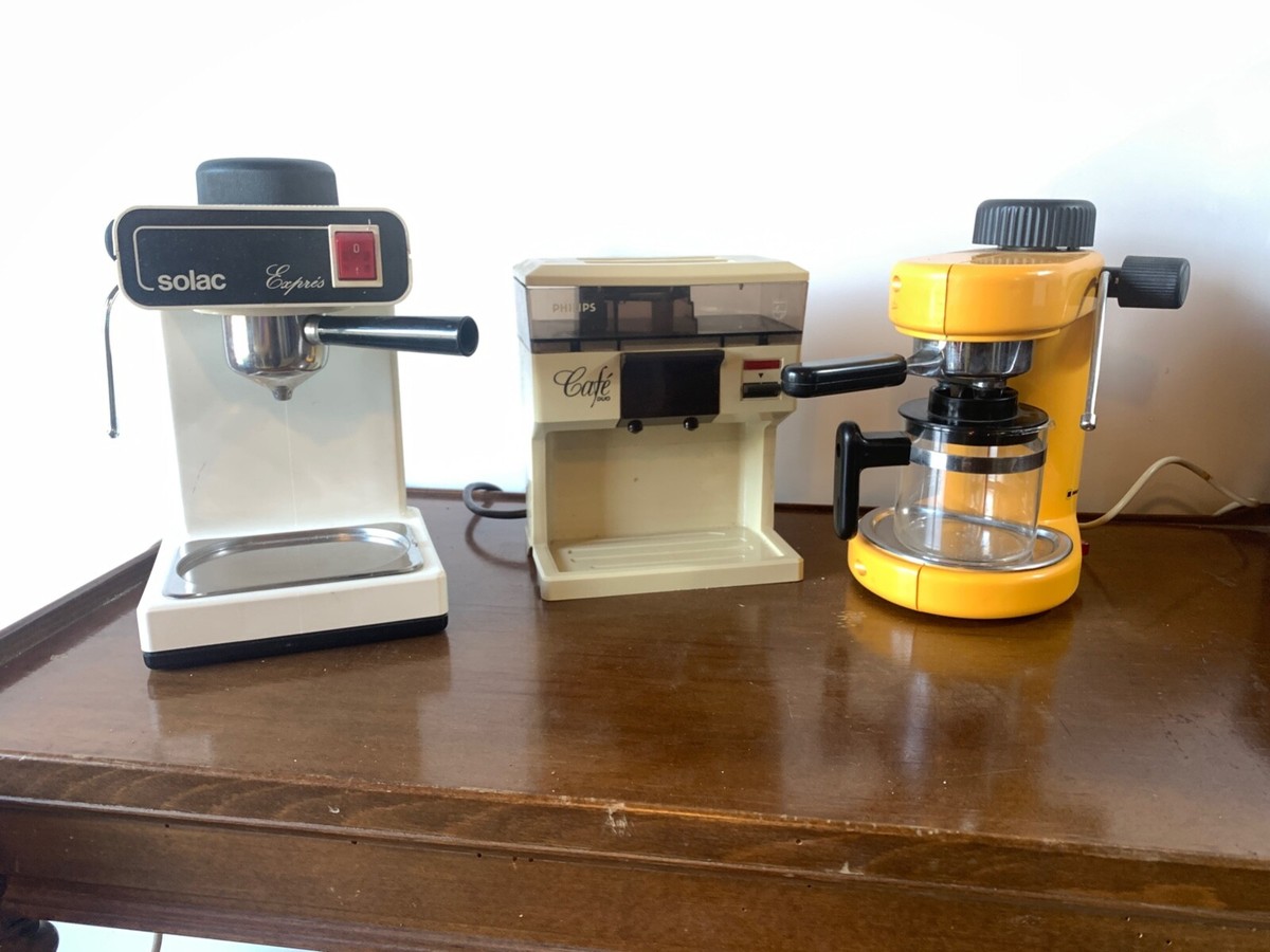 Vintage lot of Rare Espresso Machine, 1970s Spain, Holland retro