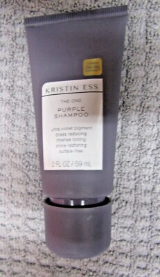 KRISTIN ESS~~THE ONE ULTRA-VIOLET PIGMENT~~PURPLE SHAMPOO 2 OZ TRAVEL  R4-F74