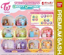 TWICE LOVELYS CAPSULE APARTMENT vol.1 Complete set 5 Capsule Toy Gacha NEW