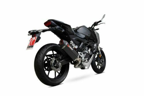 Scorpion Exhaust Serket Taper Full System Carbon Fibre Honda CB125R 2018-20 - Picture 2 of 7