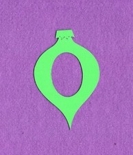 CHRISTMAS ORNAMENT FRAME die cuts scrapbook cards