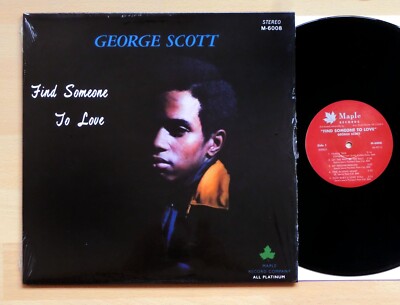 George Scott - Find Someone To Love LP US Maple All Platinum RareSOUL Vinyl Mint