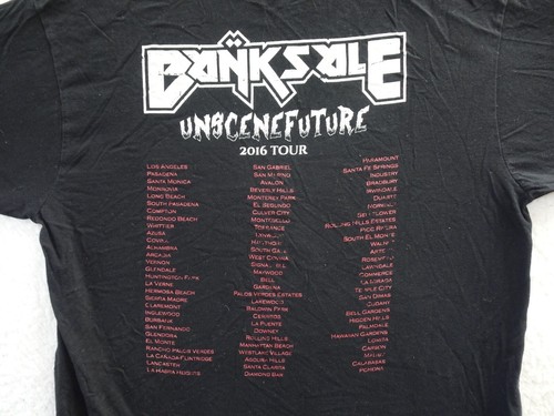 Bank Sale Unscene Future Axl Rose 2 Sided California Tour Dates T Shirt XL Blac - Bild 9 von 11