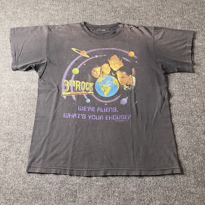 Vtg 1996 3rd Rock From The Sun Single Stitch Tshirt Men Xl
