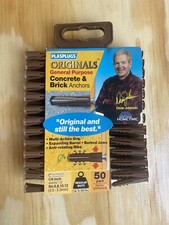 Plasplugs Originals General Purple Concrete Brick Anchors 50 Pack