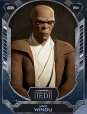[DIGITAL] Topps Star Wars - Mace Windu - Base 24 S1 Tier 6 Snow