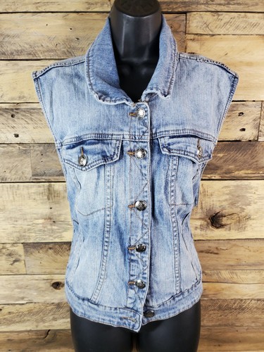 Lane Bryant Denim Vest Size 22 Blue | eBay