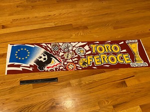 1991-1992 UEFA CUP BANNER -NEW CONDITION - TORINO FC ITALY REAL MADRID AJAX AEK