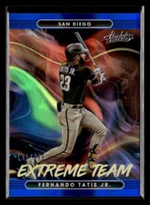 Fernando Tatis Jr. #'d /149 - 2022 Panini Absolute Extreme Team Spectrum Blue SP