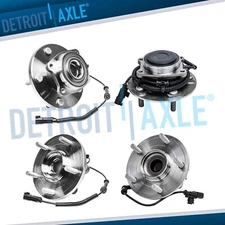 Front Rear 4 Wheel Bearing Hubs for Chrysler Town & Country Grand Caravan Routan