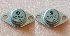 NOS MATCHED COUPLE x2 TUNGSRAM Germanium PNP Transistor AD162 AF Power 32V / 3A