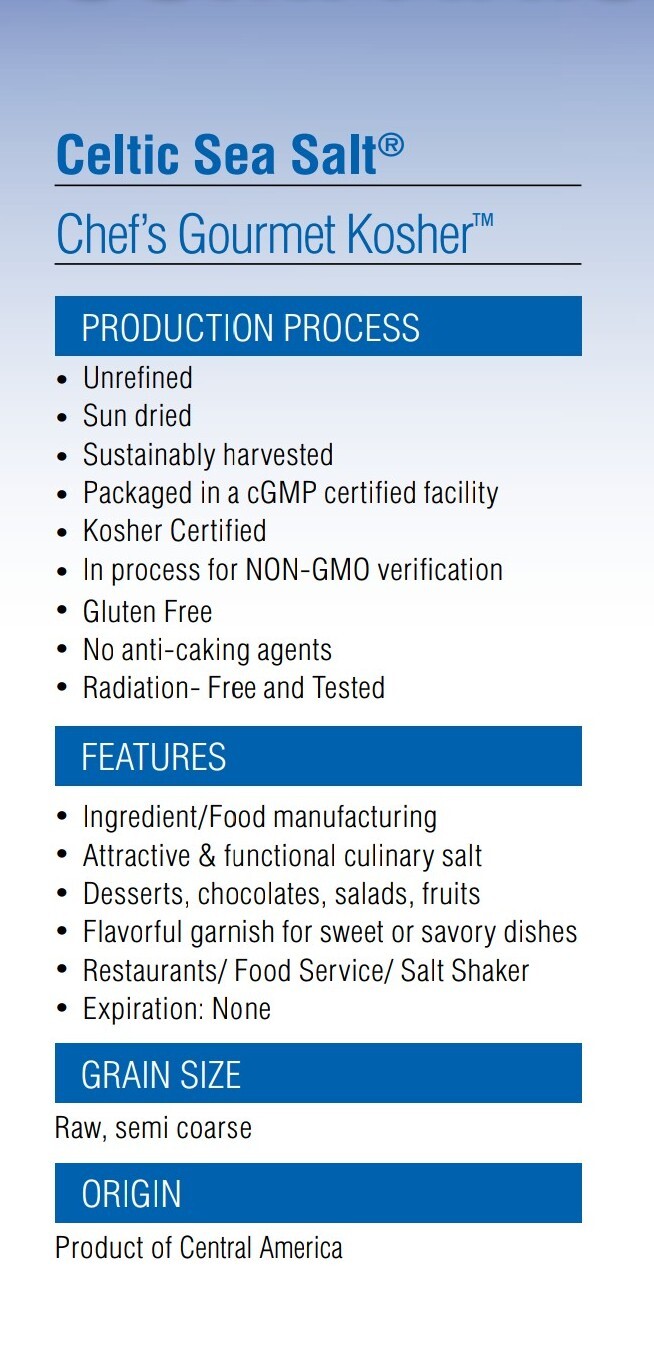 Celtic Sea Salt Gourmet Kosher Selina Naturally 1 Lb Unrefined Mineral