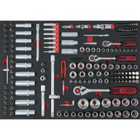"Ks Tools 1/4\"+3/8\"+1/2\" SteckschlüSsel-Satz, In 1/1 SCS Systemeinlage Wagen"