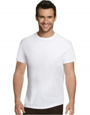 944X04 Hanes UFT15W Comfort Soft Tagless Crewneck T-Shirt SM White 5-PACK NWD 